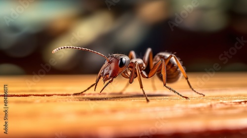 Red ant. Generative AI © vie_art