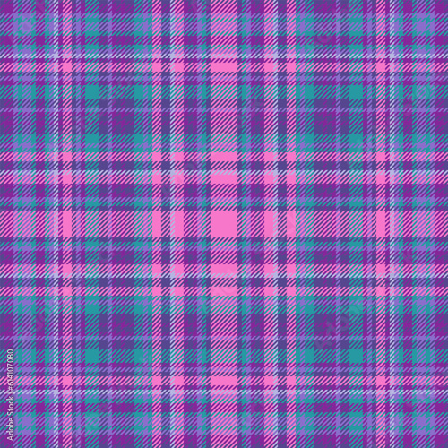 Pattern textile tartan of background vector check with a seamless texture fabric plaid.