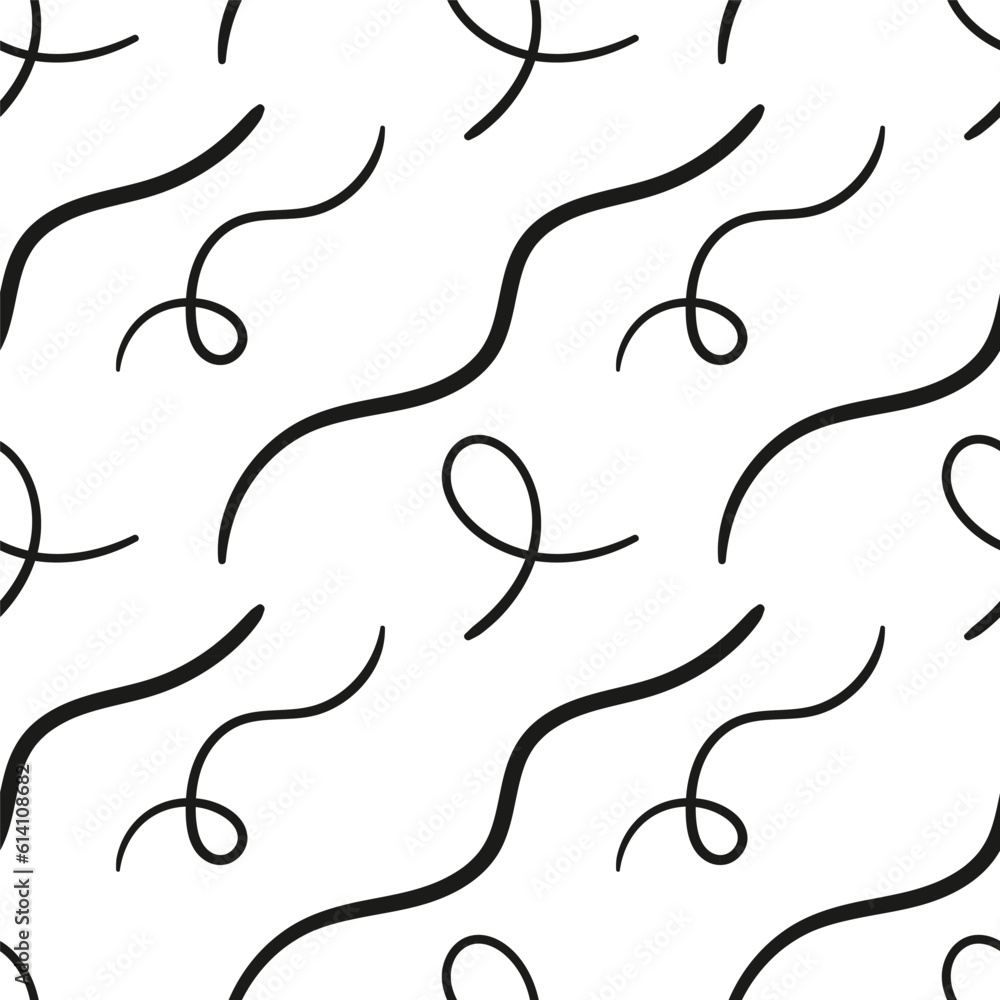 Seamless vector pattern with lines
