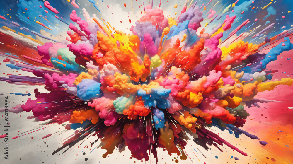 A Colorful Explosion, Generative AI A Colorful Explosion, Generative AI