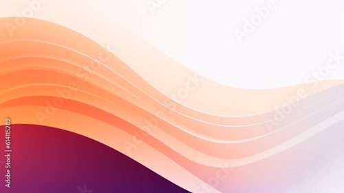 Waves gradient color change, red blue white change of colors AI-Generated background banner for presentations with copy space curved colorful template powerpoint