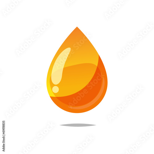 Oil drop vector