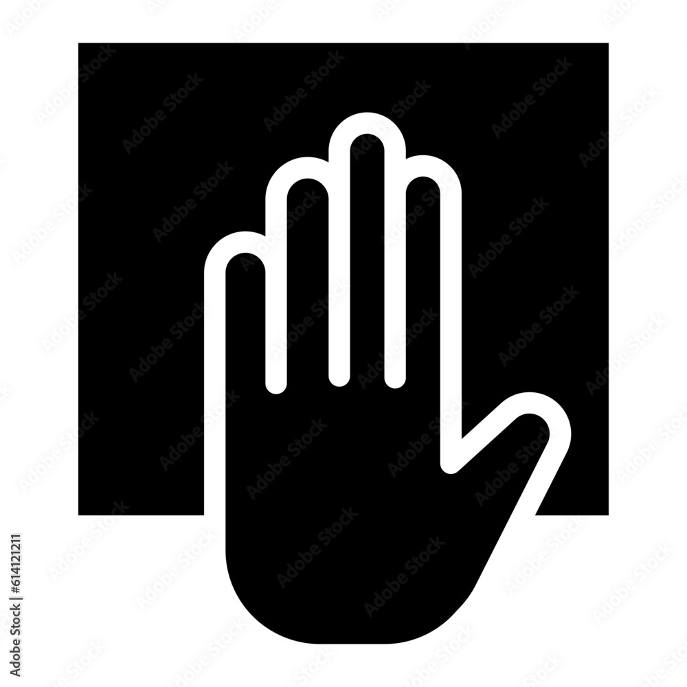 Obraz premium wipe glyph 