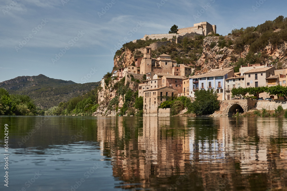 Miravet is a municipality in Catalonia, Spain. Belonging to the province of Tarragona, in the Ribera de Ebro region, located to the south of it, to the right of the Ebro river, and on the border with 