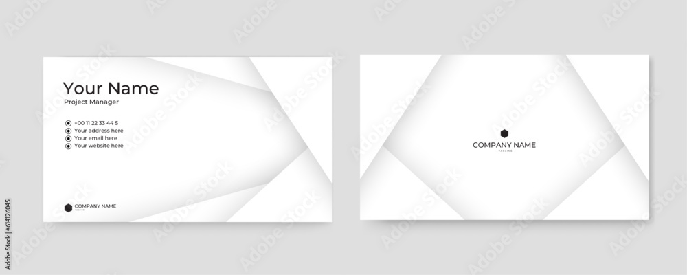 Fototapeta premium gradient abstract business card