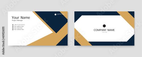gradient abstract business card