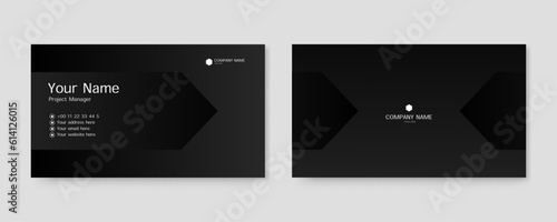 gradient abstract business card