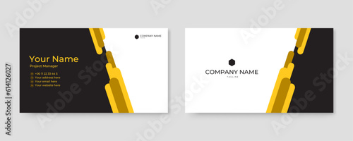 gradient abstract business card