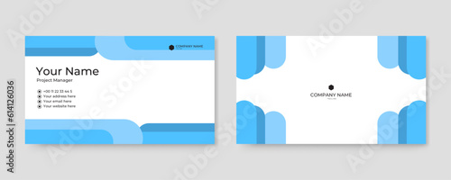 gradient abstract business card