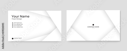 gradient abstract business card