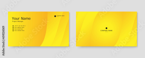 gradient abstract business card