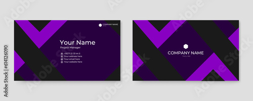 gradient abstract business card