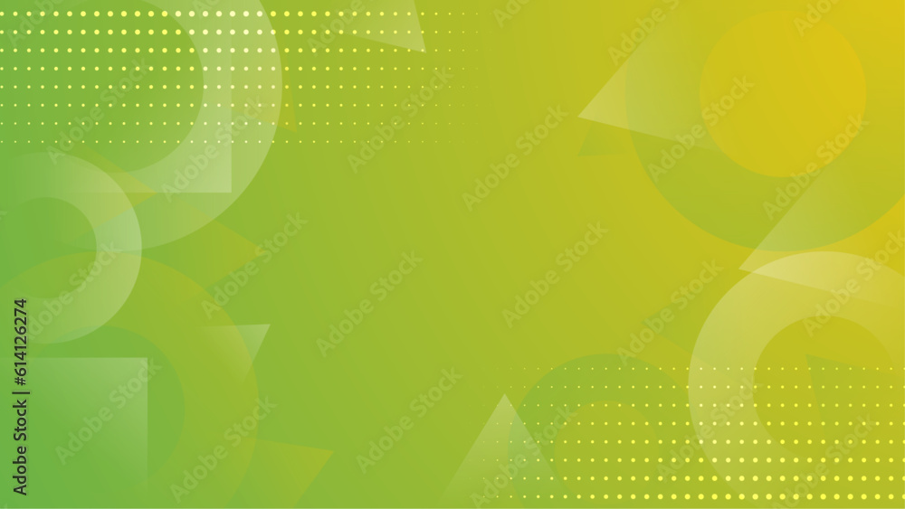 Obraz premium green yellow mono multipurpose abstract background