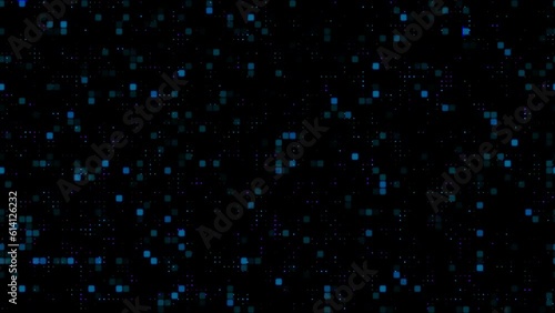 Wallpaper Mural digital Cyberspace with Particles and Digital Data Network Connections. High Speed Connection and Data Analysis Technology Digital Abstract Background Concept. Seamless Loop. 4K	 Torontodigital.ca