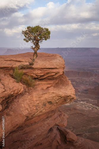 hiking the grand view point trail in the island in the sky in canyonlands national park, usa © Christian B.