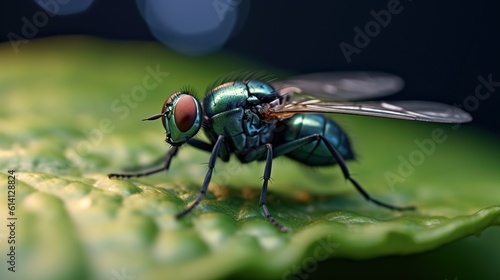 big fly picture. Generative AI © vie_art
