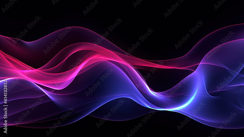 Abstract neon lines for background or wallpaper Abstract neon lines for background or wallpaper