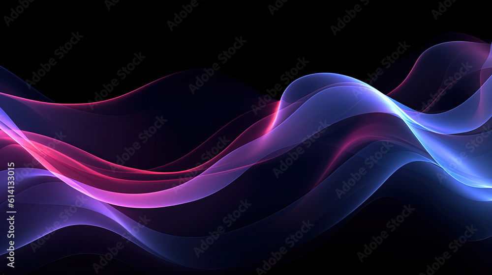 Abstract neon lines for background or wallpaper Abstract neon lines for background or wallpaper