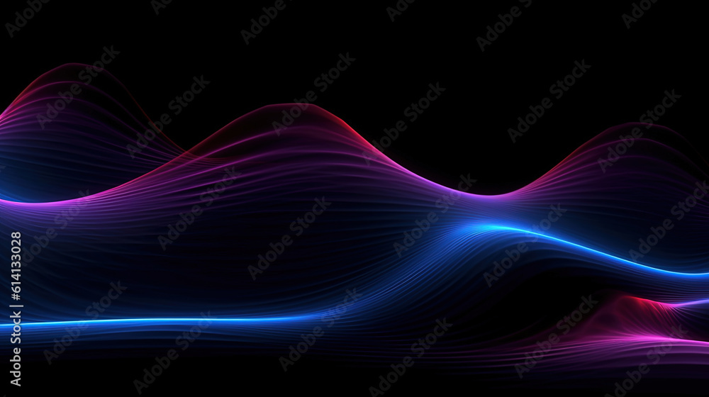 Abstract neon lines for background or wallpaper Abstract neon lines for background or wallpaper