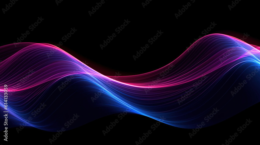 Abstract neon lines for background or wallpaper Abstract neon lines for background or wallpaper