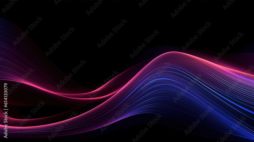 Abstract neon lines for background or wallpaper Abstract neon lines for background or wallpaper