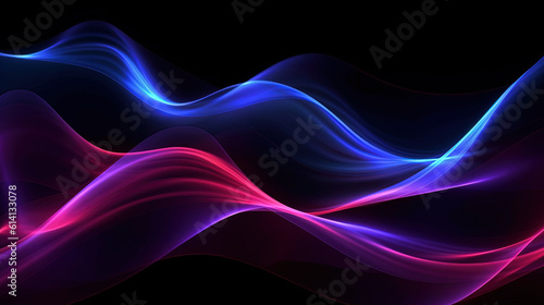 Abstract neon lines for background or wallpaper