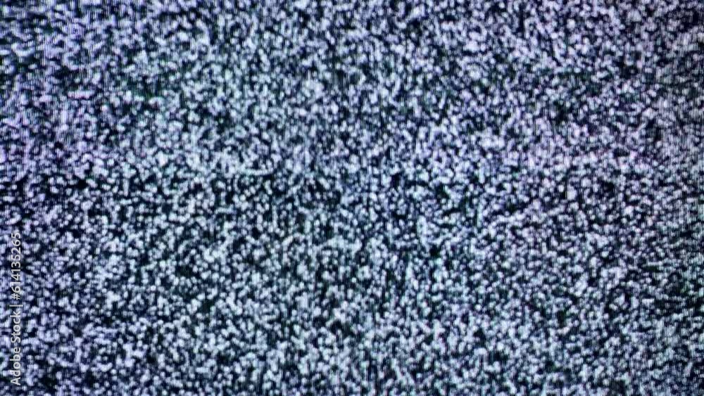 tv white noise static flicker abstract background detuned analog old