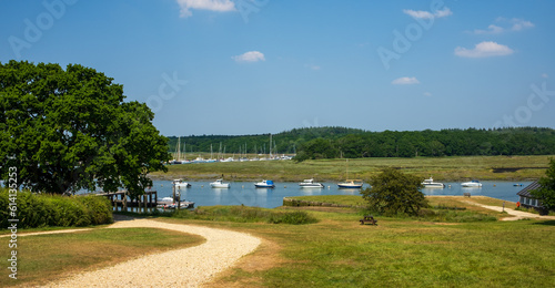 Looking at the River Beaulieu from Buckler's Hard