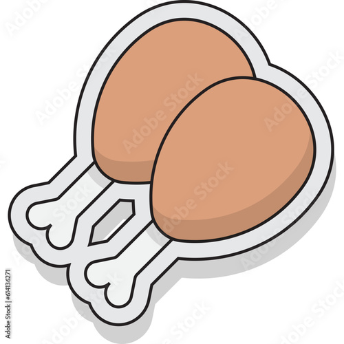 amerika cuisine illustration