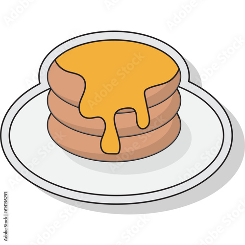 amerika cuisine illustration