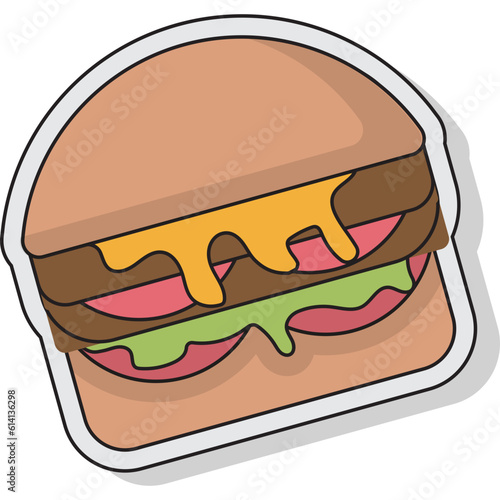 amerika cuisine illustration