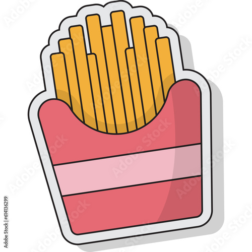 amerika cuisine illustration