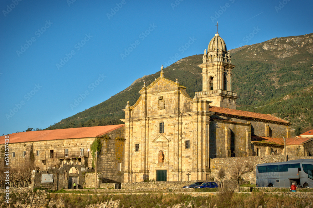 Oia Monastery, Galicia, on the Portuguese Way of Saint James by the Coast