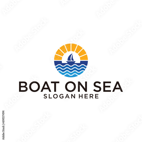 boat on sea