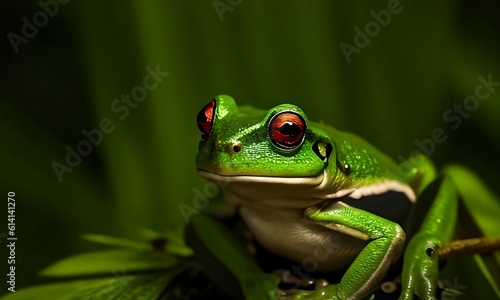 red eyed tree frog   Jungle wonders   Unveil Jungle's Secrets: Discover captivating creatures in vibrant close-ups. Embrace hidden wonders © Ashoka