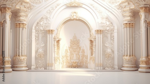 Classy and Luxurious Interior Wall backdrop © Exotic Escape