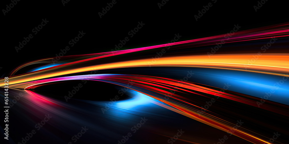 colourful light streak background. Generative AI image. colourful light streak background. Generative AI image.