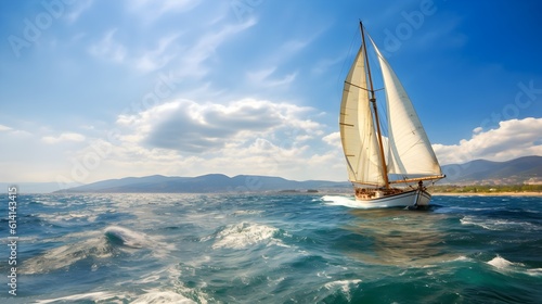 Sailboat in greece
