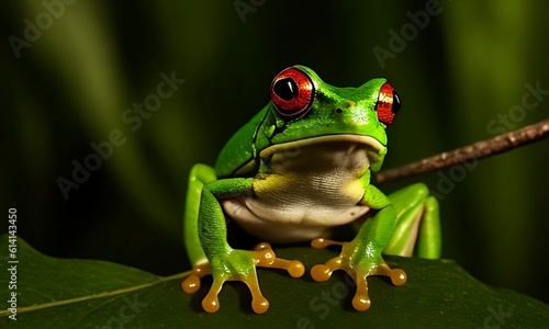 red eyed tree frog   Jungle wonders   Unveil Jungle s Secrets  Discover captivating creatures in vibrant close-ups. Embrace hidden wonders