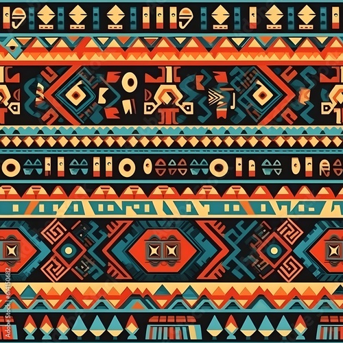Fashionably express yourself with seamless aztec patterns