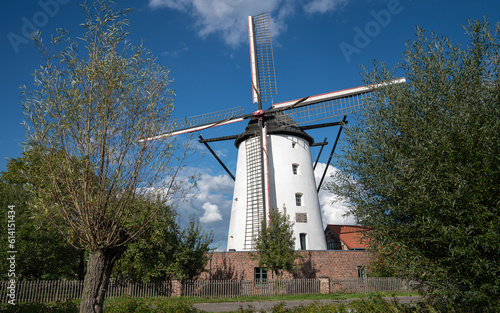 Windmill, Kaarst-Buettgen, North Rhine Westphalia, Germany photo