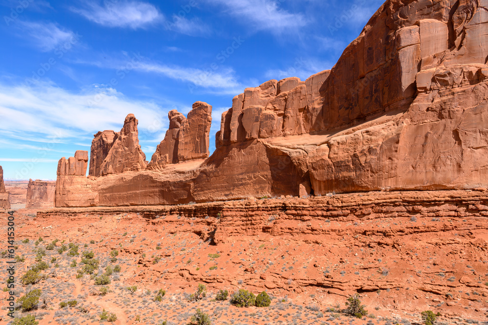 Landscape Photograph of Park Avenue in Arches National Park, Utah Landscape Photograph of Park Avenue in Arches National Park, Utah