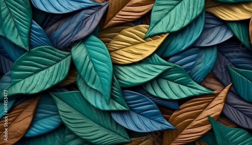 abstract leaf texture  nature background  Abstract colorful Leaf texture background banner panorama