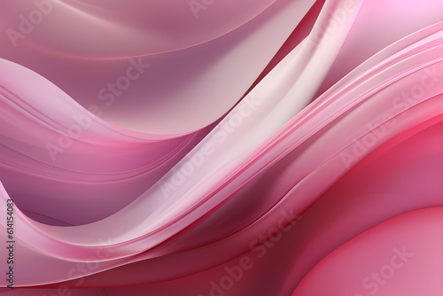 abstract fabric wave silk smooth pink colours background. generated ai