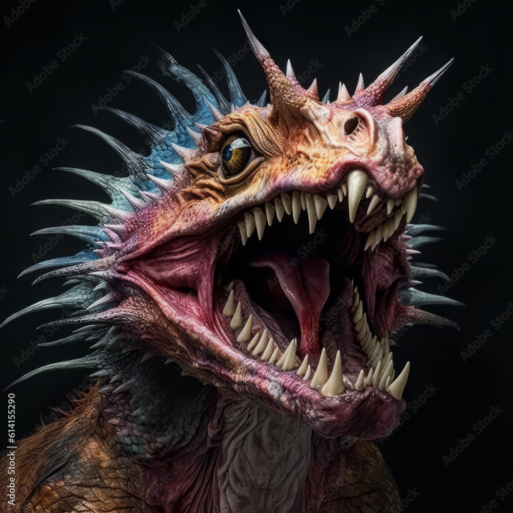 Terrifying creature for a horror movie Terrifying creature for a horror movie