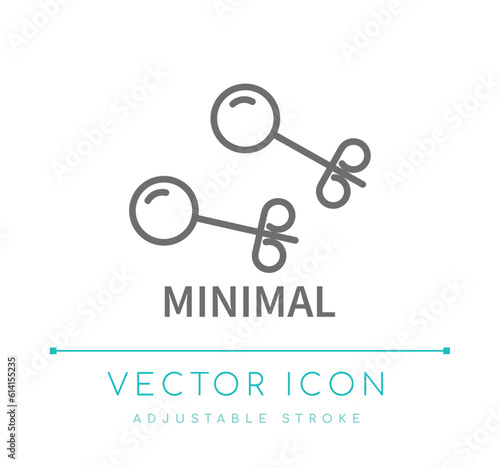 Minimal Jewelry Line Icon