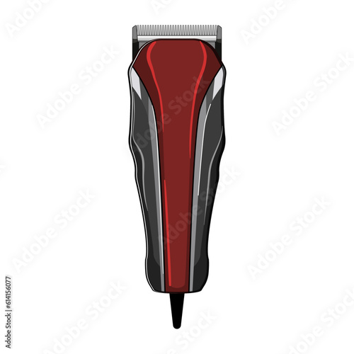 electric hair clipper cartoon. dresser barber, fashion cut electric hair clipper sign. isolated symbol vector illustration
