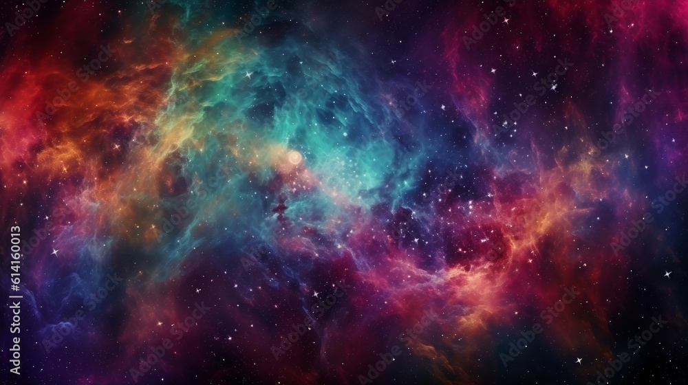 Spectacular universe cosmic texture background