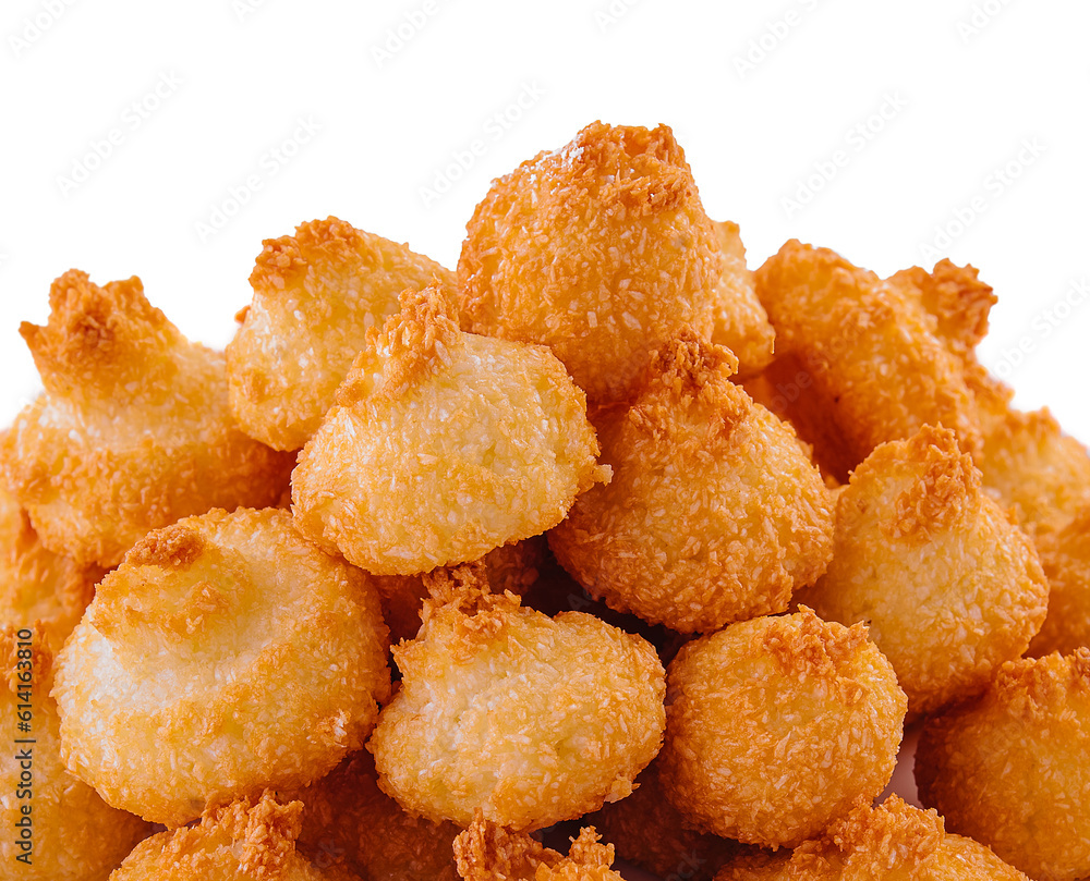 Asian glutinous rice doughnut close up Asian glutinous rice doughnut close up