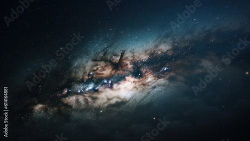 Galaxy Milky Way in space.